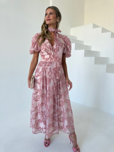 Sukienka midi w kwiaty...