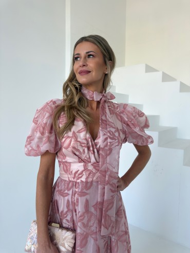 Sukienka midi w kwiaty...