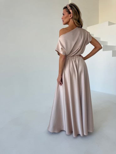 Sukienka beżowo/złota SAMMY