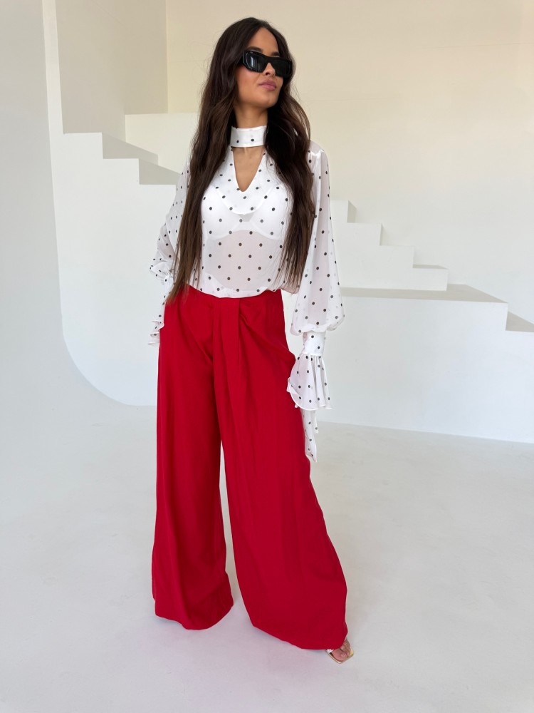 Spodnie czerwone VION