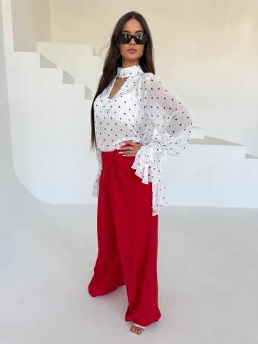 Spodnie czerwone VION