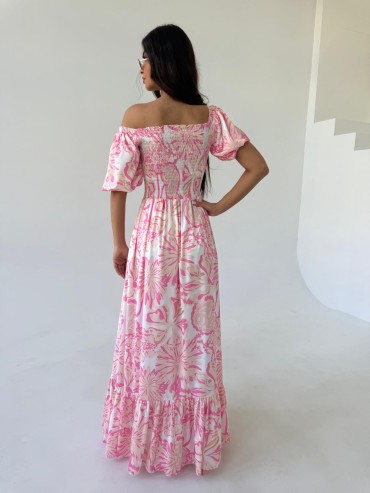 Sukienka maxi różowa VIVIANA