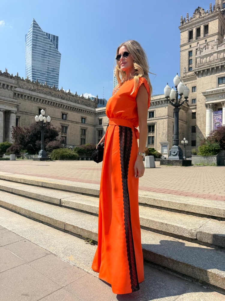 Bluzka pomarańczowa ORINA