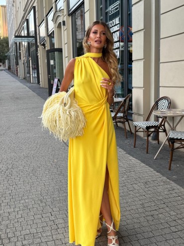 Sukienka maxi żółta MARIGOLD
