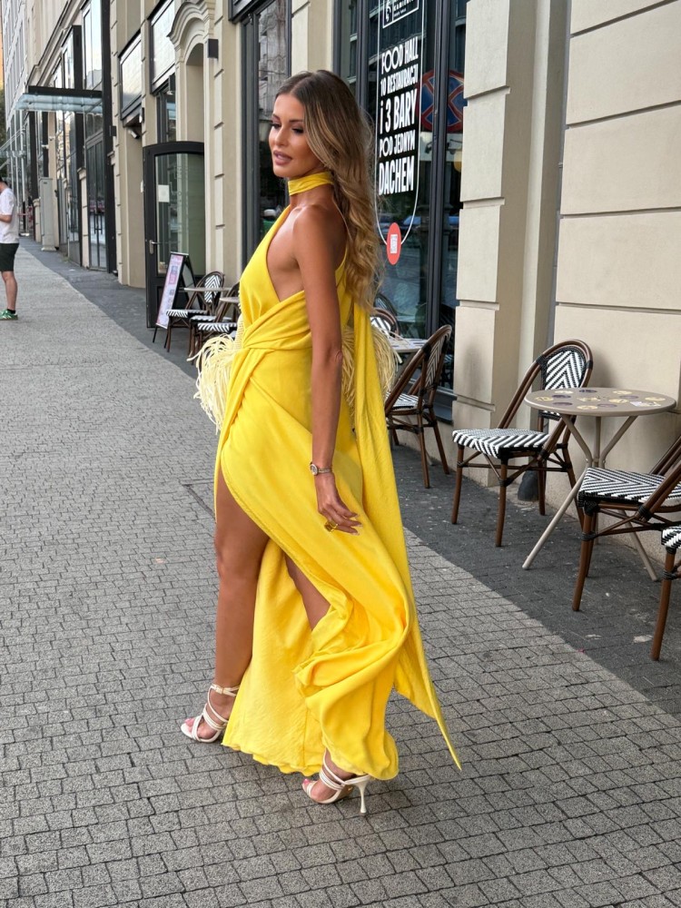 Sukienka maxi żółta MARIGOLD