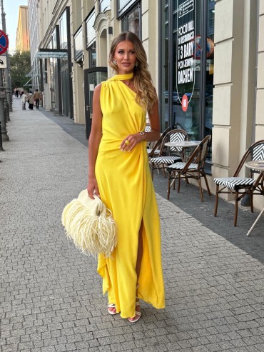 Sukienka maxi żółta MARIGOLD