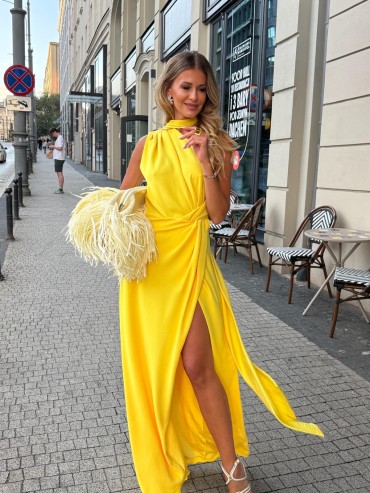 Sukienka maxi żółta MARIGOLD