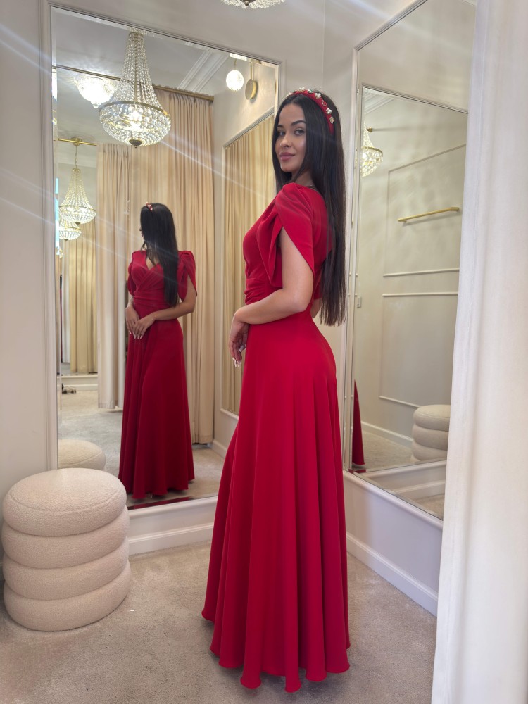 Sukienka maxi czerwona MARIRED