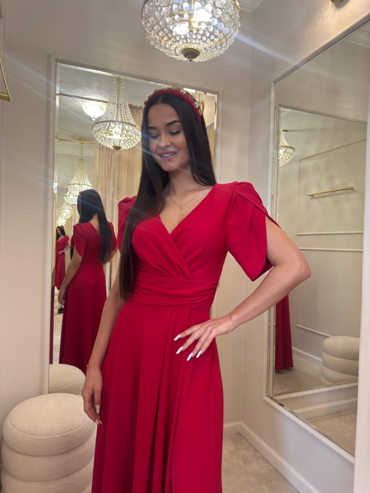 Sukienka maxi czerwona MARIRED