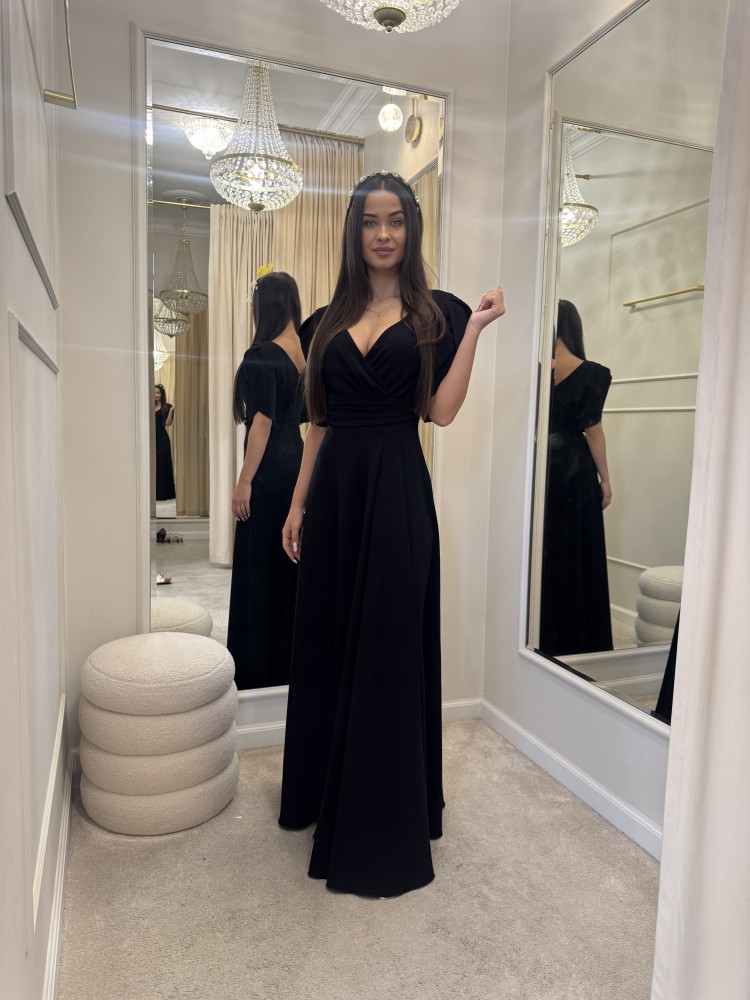 Sukienka maxi czarna MARIBLACK