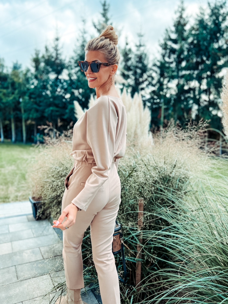 Spodnie  LULU beige Spodnie  LULU beige