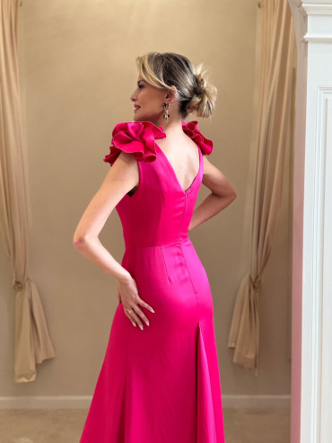 Sukienka ISMENA fuhsja