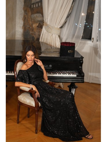 Sukienka czarna CARMEN