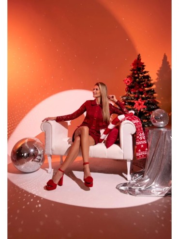 spódnica MARINA bordowa