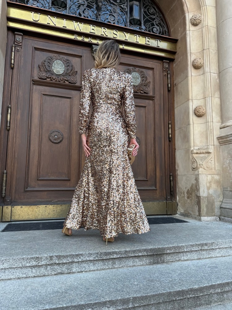 copy of Sukienka złota ROMA