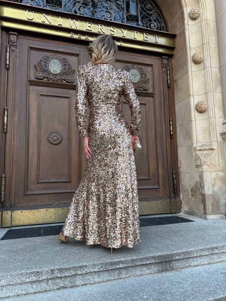 copy of Sukienka złota ROMA