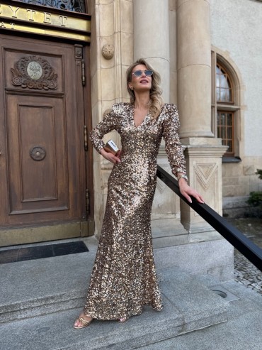 copy of Sukienka złota ROMA