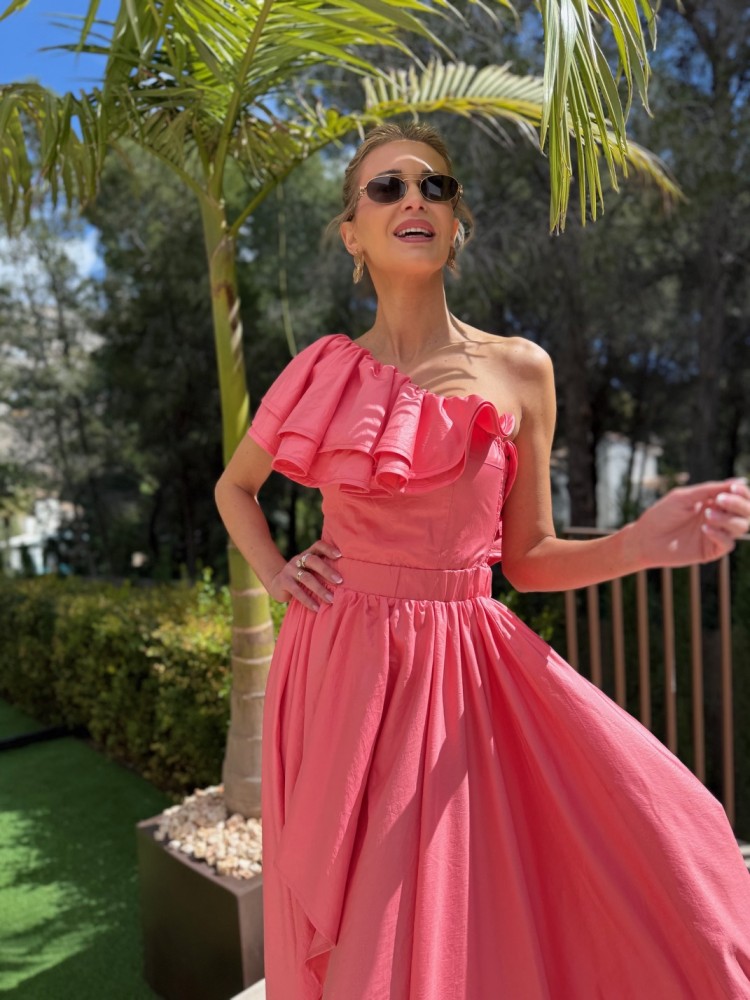 Sukienka koralowa FIRENZE