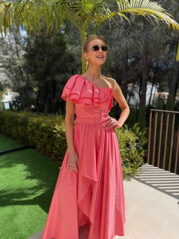 Sukienka koralowa FIRENZE