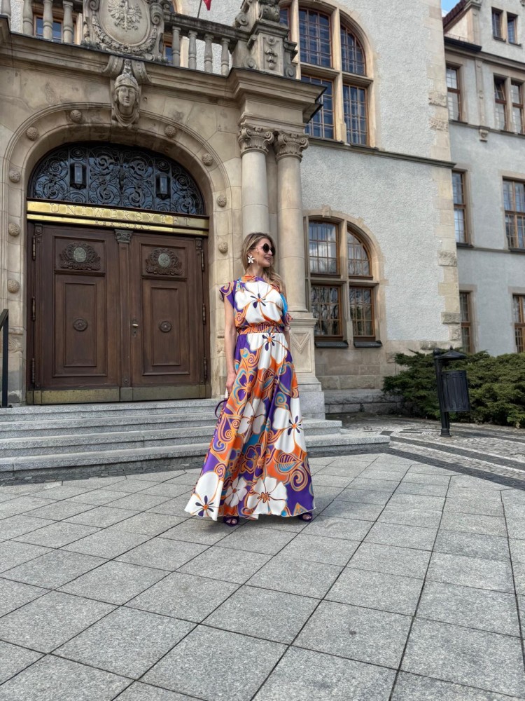 Sukienka fioletowa SAMMY