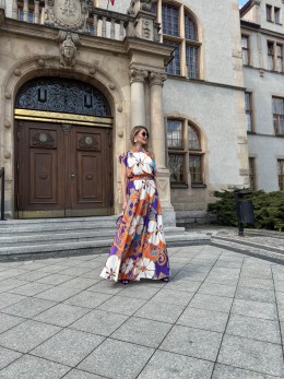 Sukienka fioletowa SAMMY