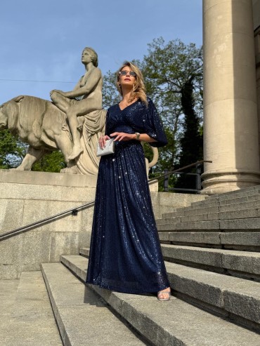 Sukienka granatowa DOLLY