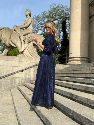 Sukienka granatowa DOLLY